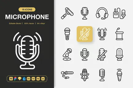 Microphone Icons