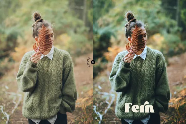 Fern Portrait Action and LUT