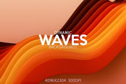 Dynamic Waves Backgrounds