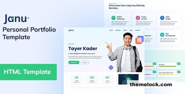 Janu - Personal Portfolio Template