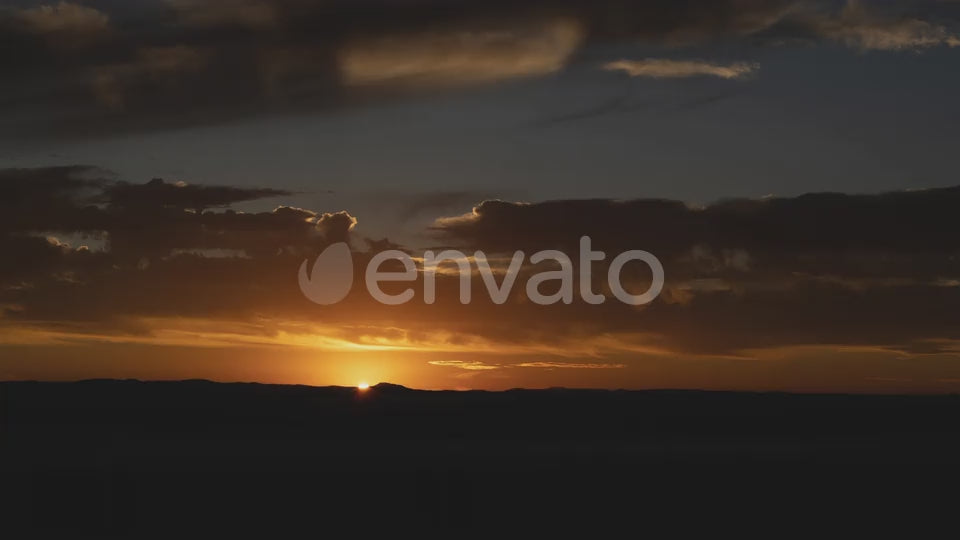 Brilliant Sunrise with Clouds Timelapse