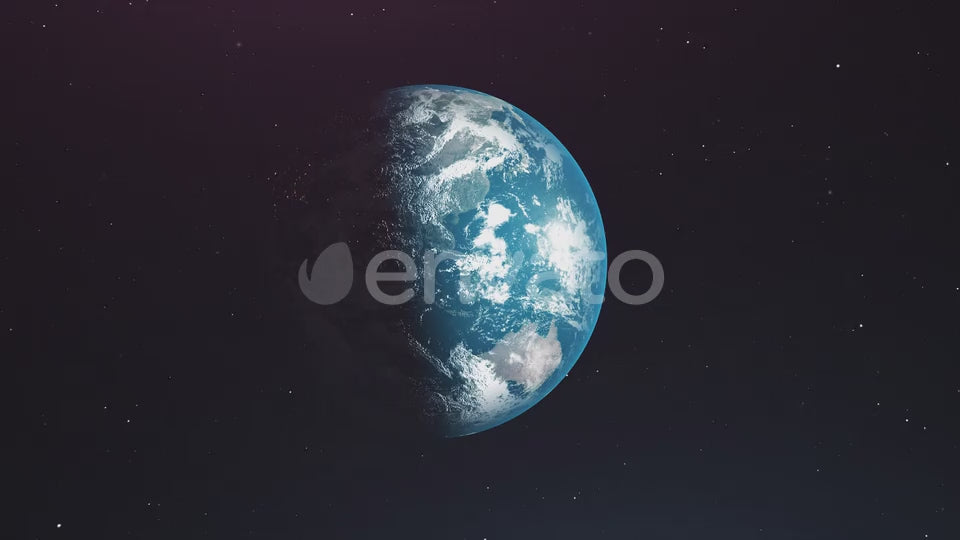 Cinematic World earth Loop Animation