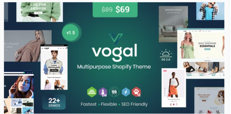 Vogal - Multipurpose Shopify Theme OS