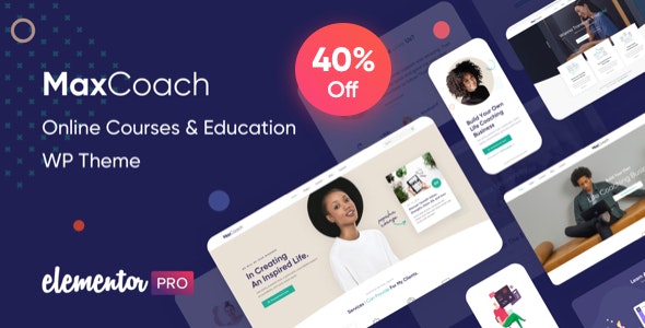 MaxCoach Online Courses & Education WP Theme